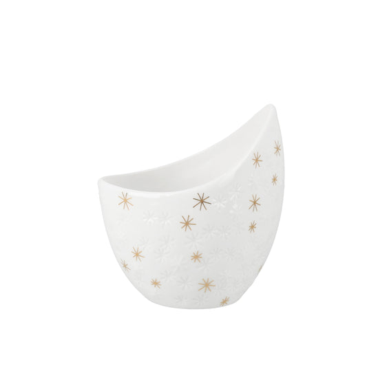 Night Sky Themed Porcelain Decorative Tealight Candle Holder or Catchall