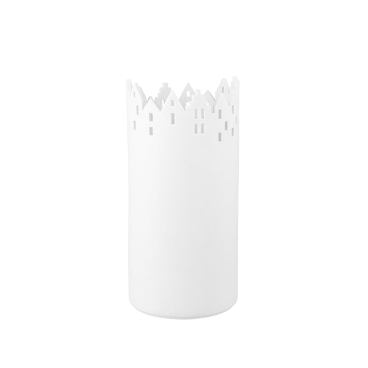 R92590 City Lights Cityscape Vase