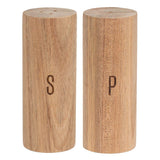 Acacia Wood Salt and Pepper Shaker Set - Scandinavian Design for Kitchen or Dining Table