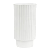 Friends of the Family Porcelain Vase for Flowers - White Minimalist Design