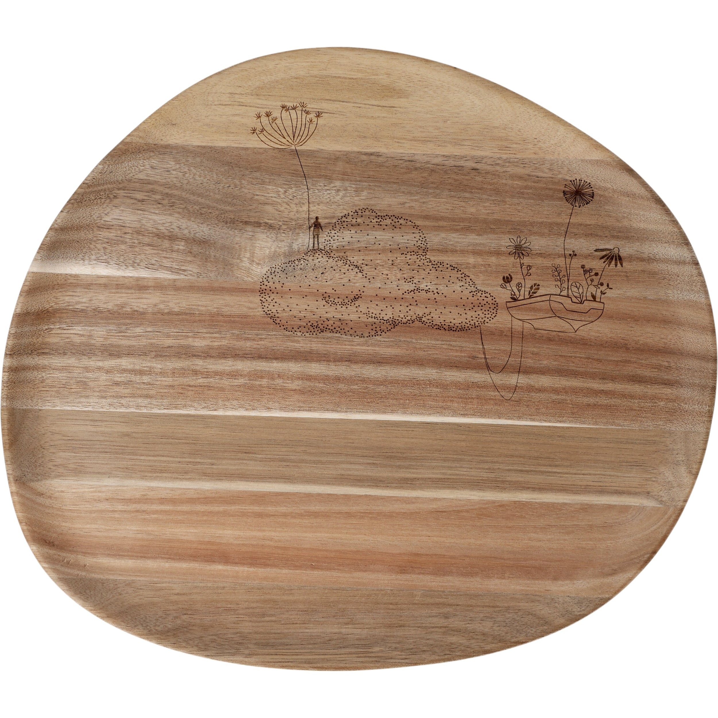Garden of Heaven Acacia Wood Tray R18837