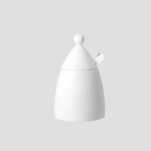 Heavenly Light Porcelain Angel Canister for Storage or Cookie and Candy Service - Angel Figurine