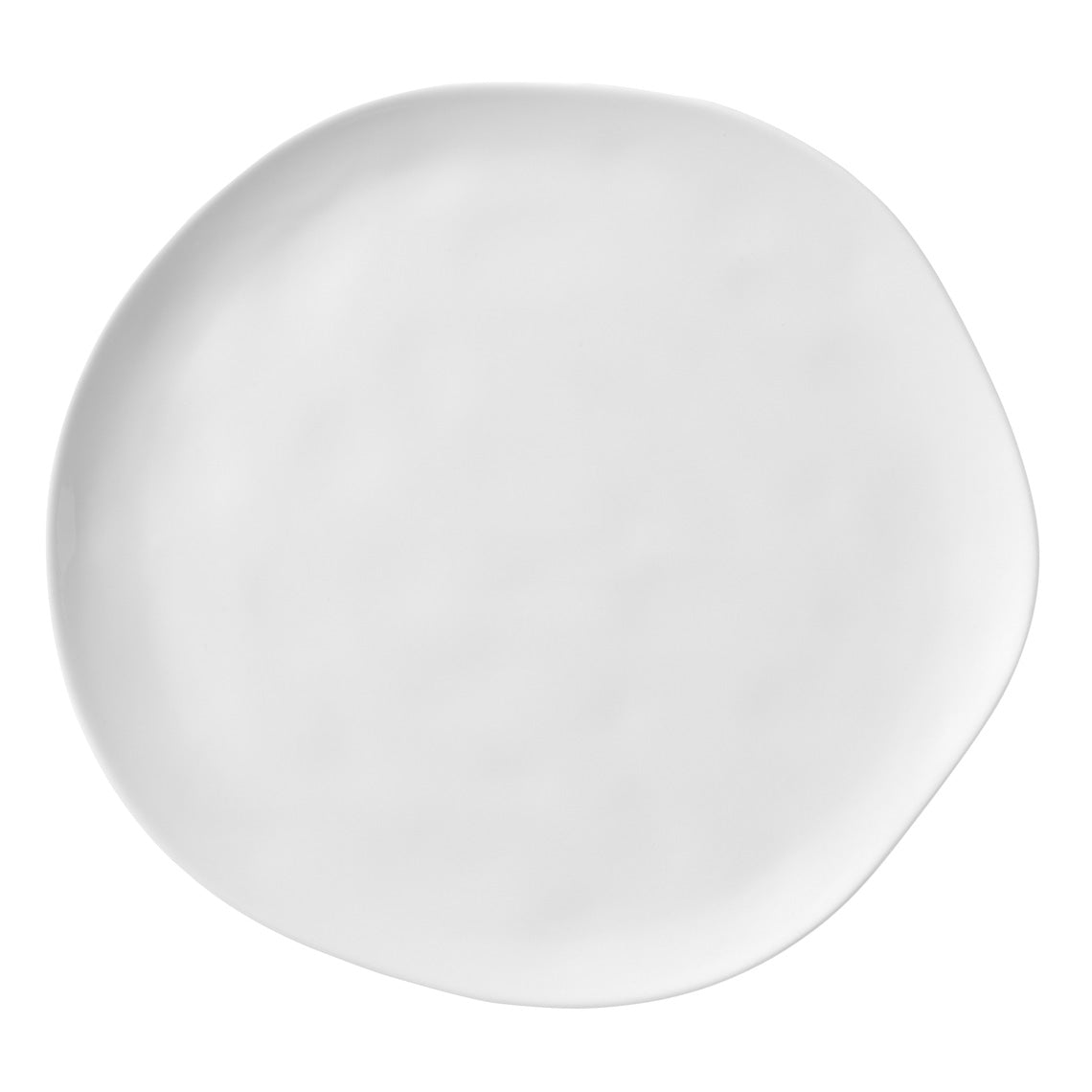 Porcelain Freeform Organic Shape Plate - Minimalist Scandinavian Design - Dinner Plate, Side Plate, Dessert Plate
