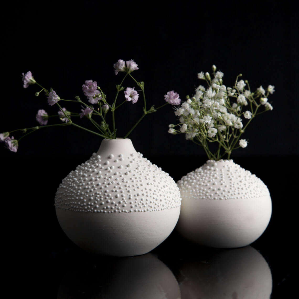 Pearl Stoneware Mini Vase Pearl Mini Vase 5.5