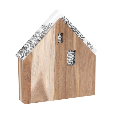 Village House Napkin Holder with Napkins