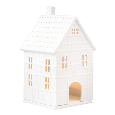 Village House - Half Timbered - 7.5" Lit