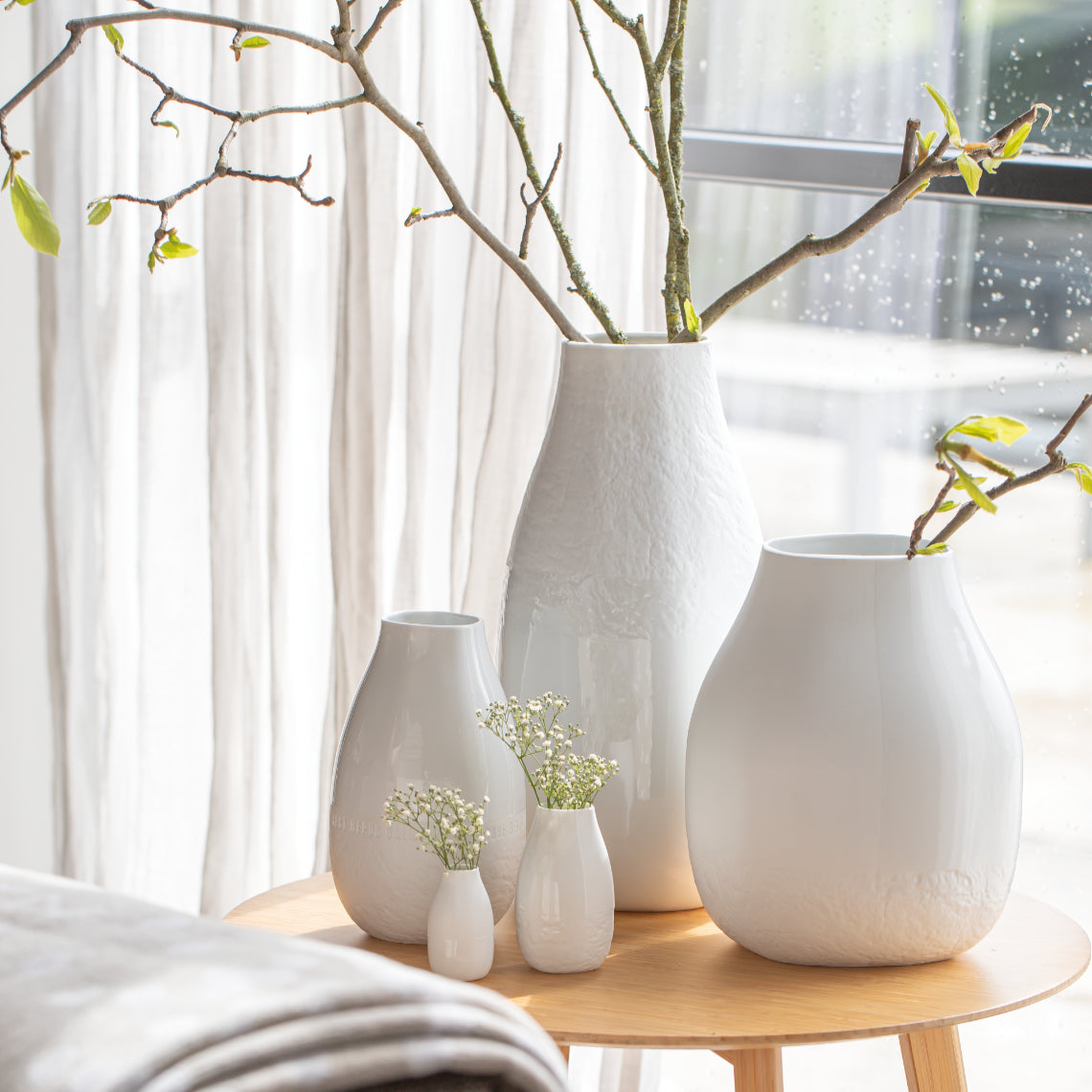 Freeform Porcelain Mini Vases