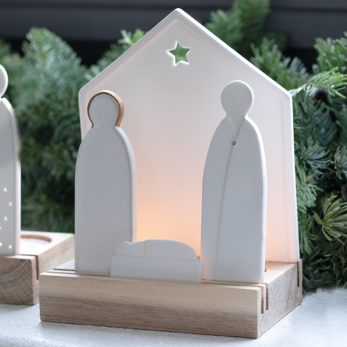 Nativity Tealight Holder Lifestyle Image