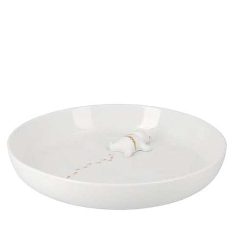 R92643 Santa Snow Angel Dish
