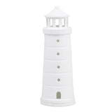 Rader Beyond the Sea Lighthouse Tealight Holder – Coastal Porcelain Candle Luminary for Nautical Home Decor