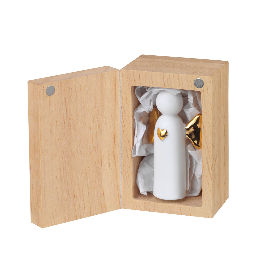 Rader Handcrafted Porcelain Miniatures in Wood Gift Boxes – Small Elegant Keepsake Gifts