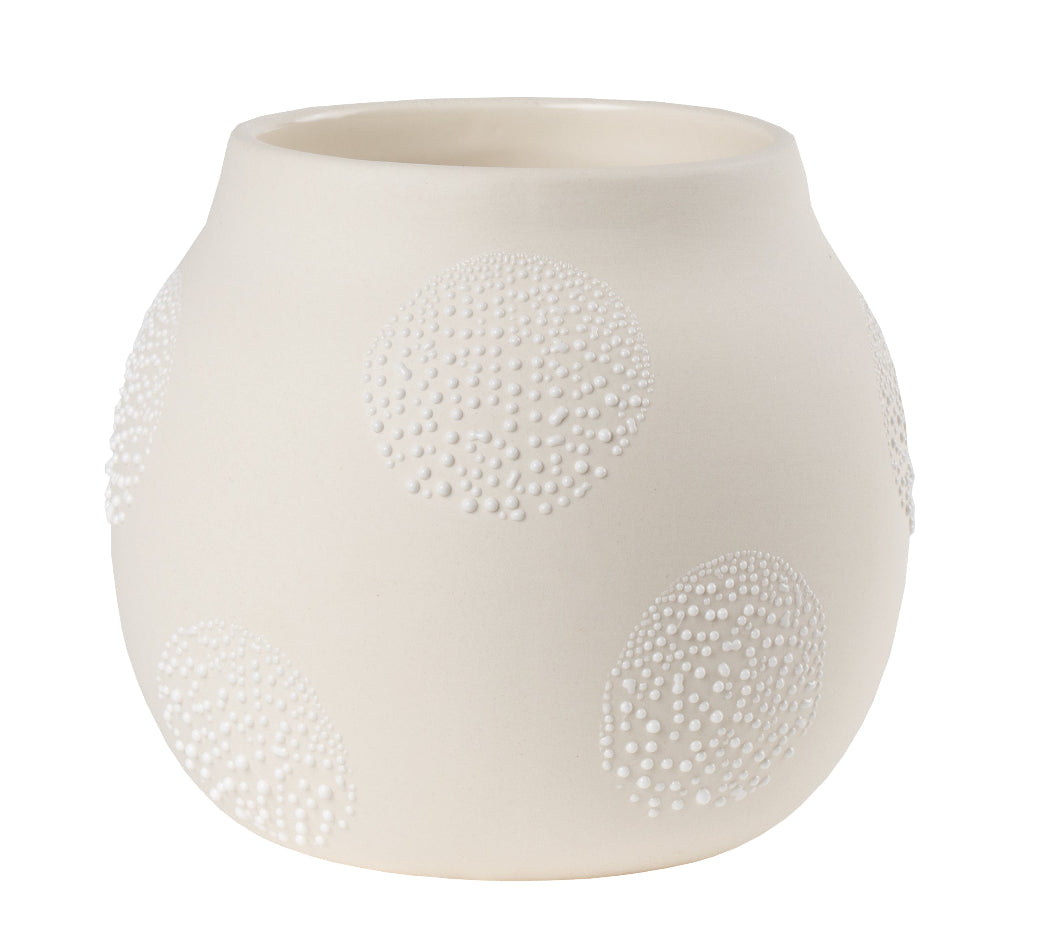 Small porcelain pearl vase